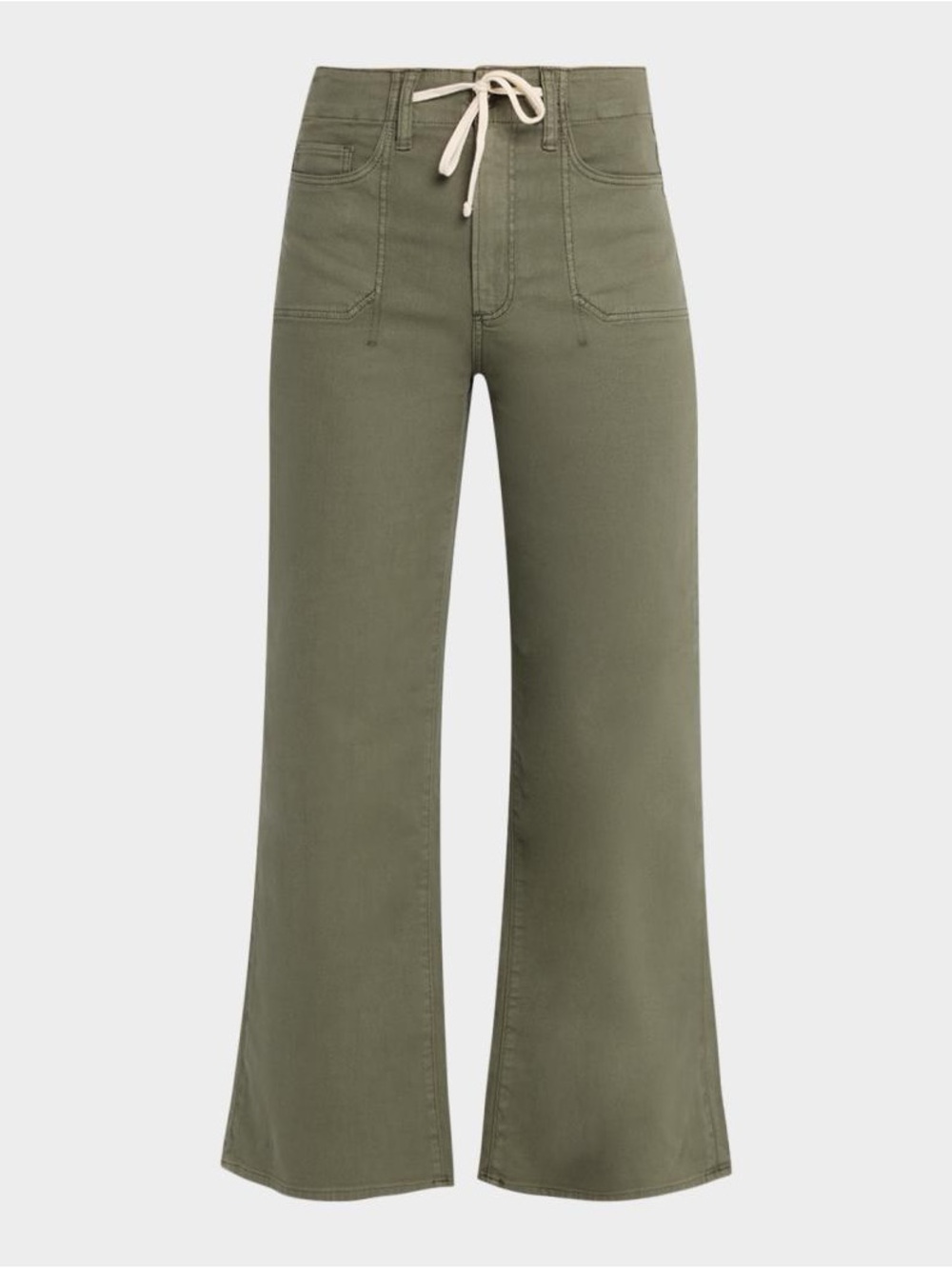 PAIGE Ari Wide-Leg Drawstring Utility Jeans